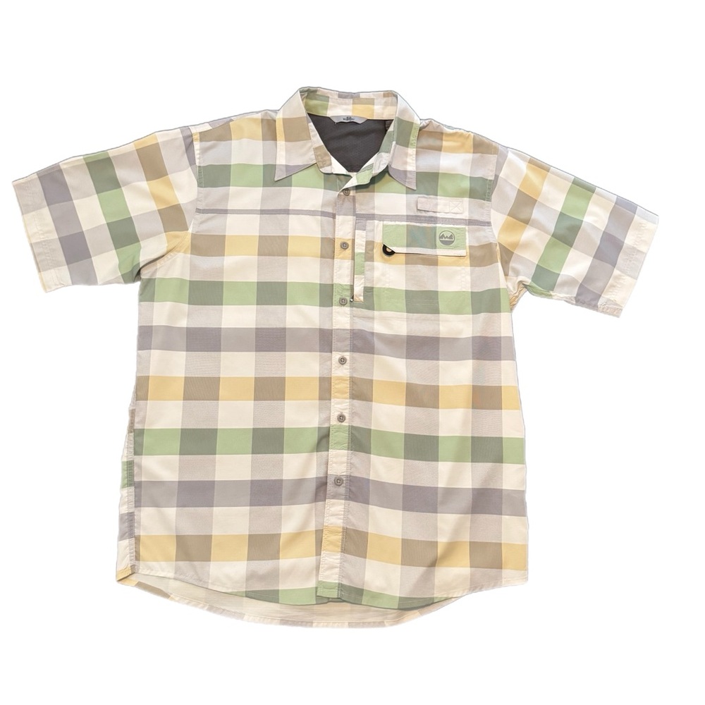 Wrangler Men's Multicolor Plaid Button Down Shirt - Picture 6 of 9